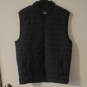 J. Crew Men's Black Quilted Vest